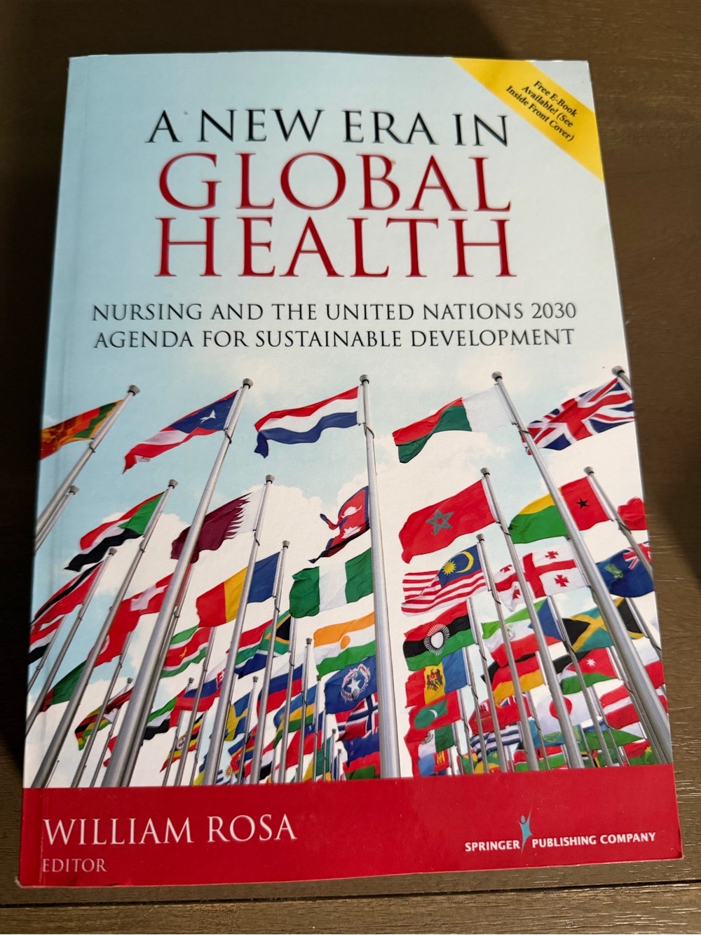 William Rosa - A New Era in Global Health (Red/Cream Cover)